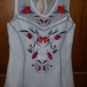 Floral Sleevless Top